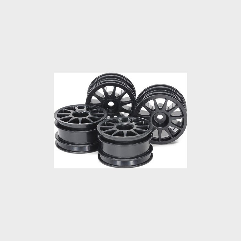M-chassis 11-spoke Wheels (black, 4pcs.) - 51665 - Tamiya