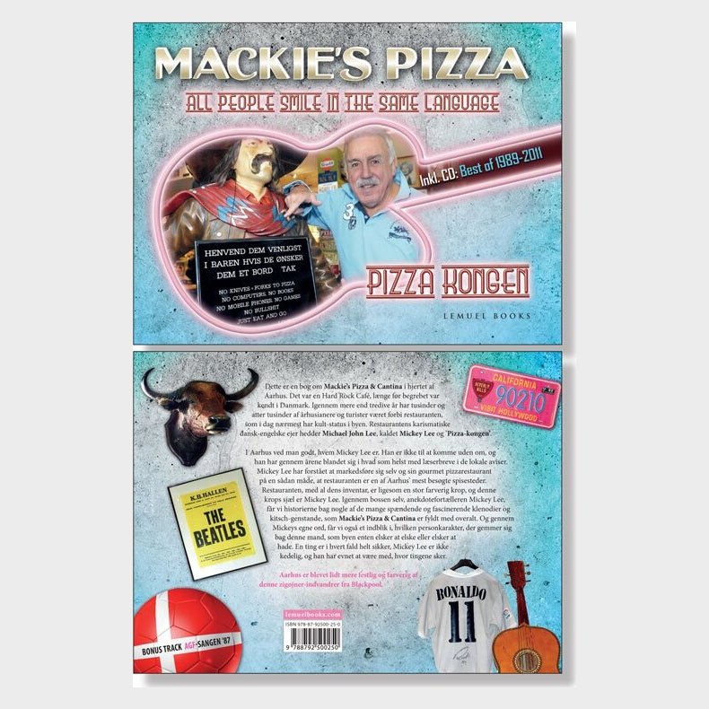 Mackie's Pizza - Pizzakongen - Kirsten Puggaard - Bog