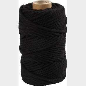 Macram Reb - L 55 M -  4 Mm - Sort - 330 G