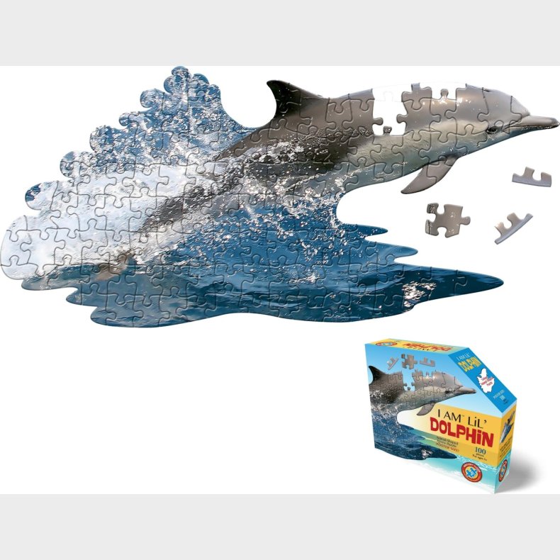Madd Capp - I Am Lil' Dolphin Puslespil - 100 Brikker - Delfin