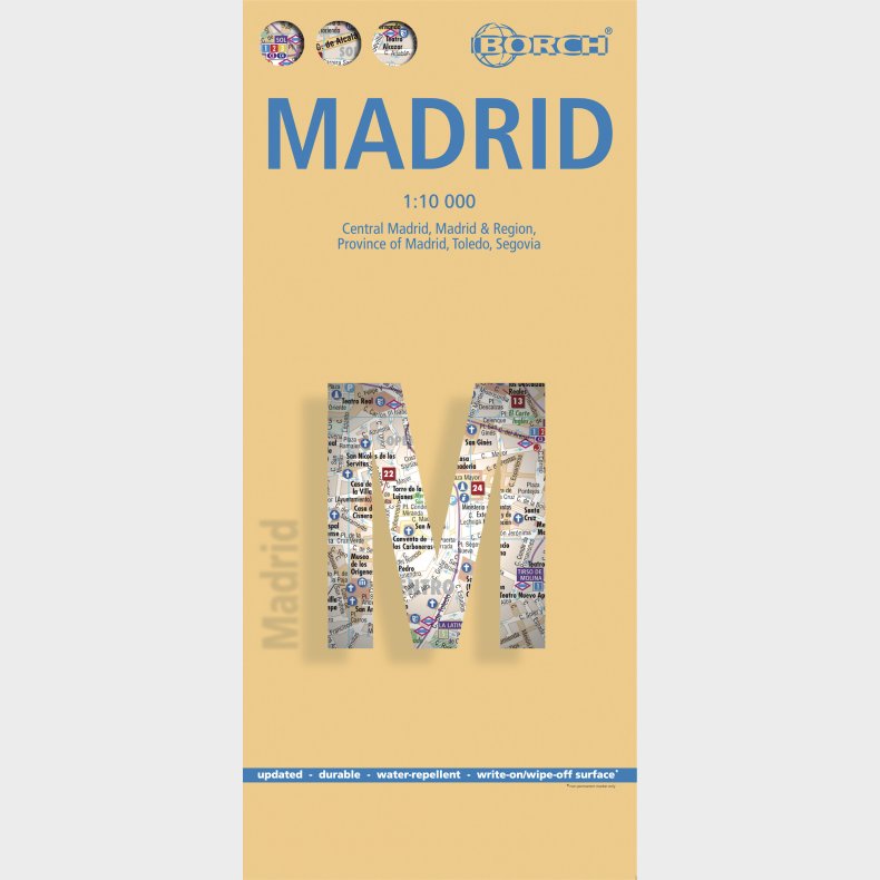 Madrid - Borch Maps  - English book