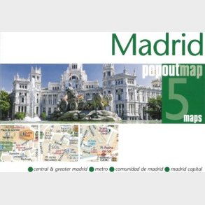 Madrid Popout Maps - Popout Map - English Book
