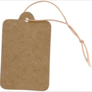 Mrkater - Str. 25x40 Mm - Lys Brun - 100 Stk.