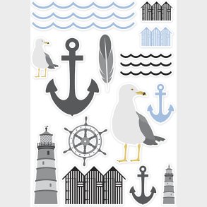 Vivi Gade Design - Maritime M�rkater - 54 Stk