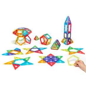 MAG Polydron | Transparent | 100 dele