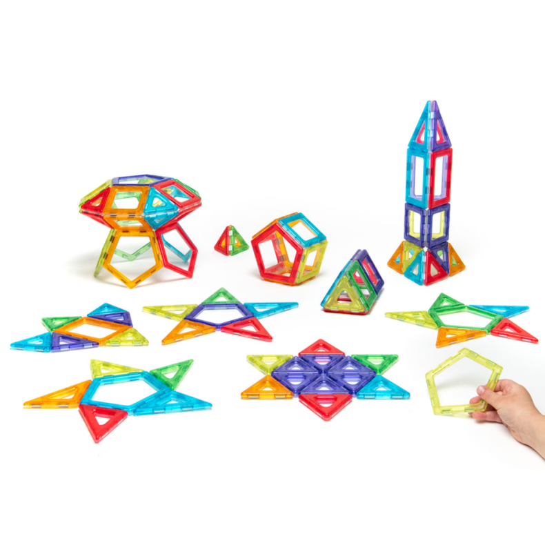 MAG Polydron | Transparent | 100 dele