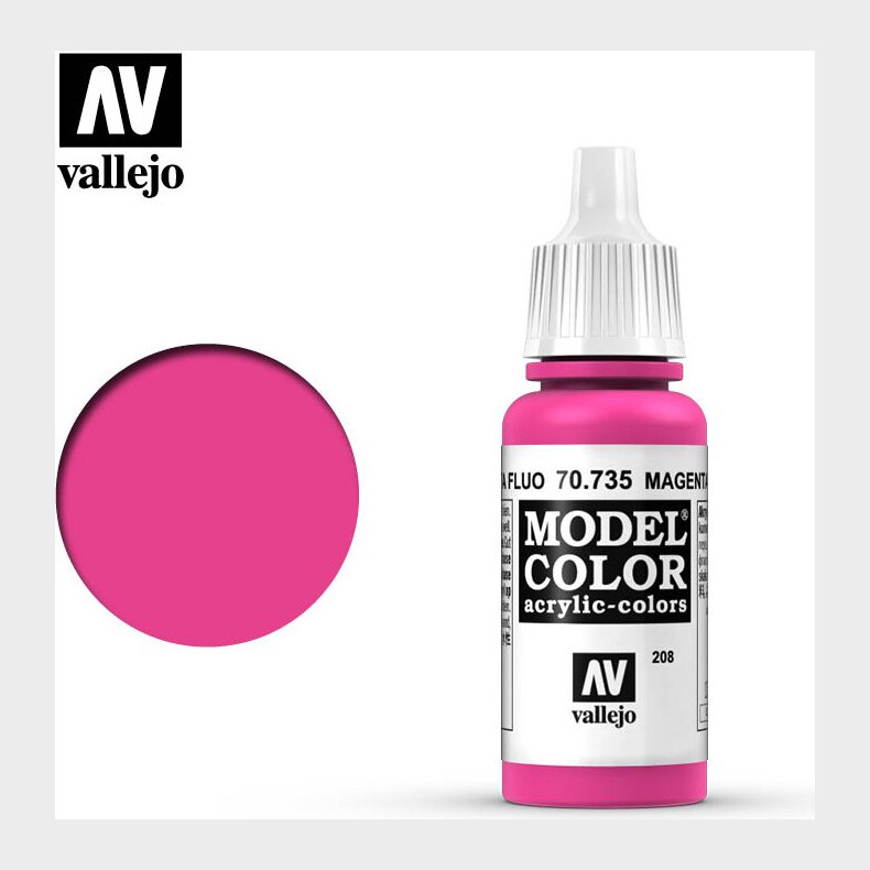 Vallejo - Model Color - Magenta Fluorescent - 17 Ml - 70735