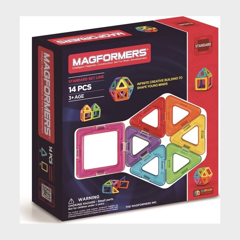 Magformers Magneter Rainbow - 14 Dele