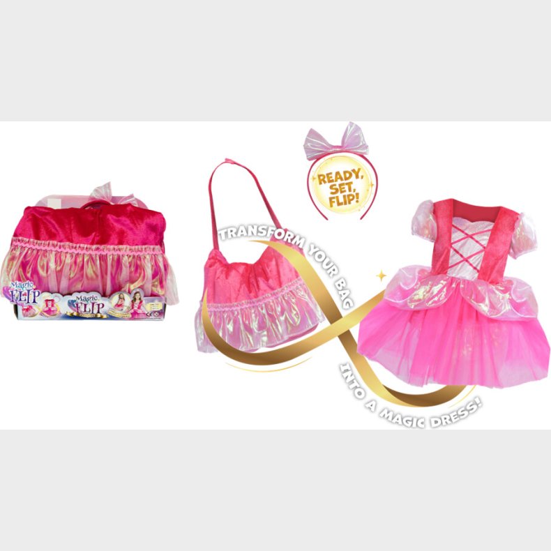 Magic Flip - Pink Prinsesse 110-116 Cm