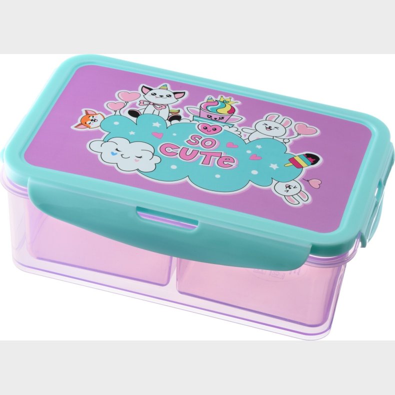 Magic Kids - Madkasse Med Rum Til Brn - So Cute - Pink