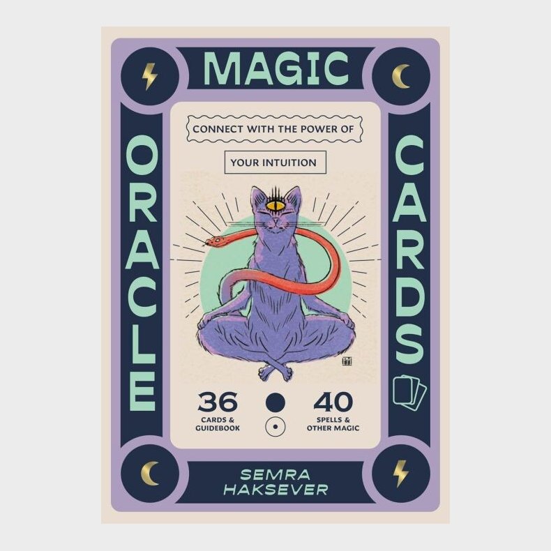 Magic Oracle Cards: 36-card Oracle Deck And Guidebook: Connect With The Power Of Your Intuition - Semra Haksever - English Book