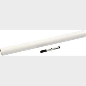Magic Whiteboard Folie - L 80 Cm - B 60 Cm - Hvid - 25 Ark