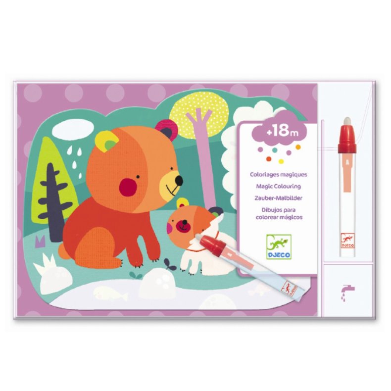 Djeco | Magisk farvelgning - Skjult i skoven