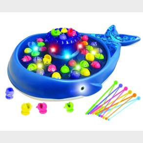 Magisk Hval fiskespil  Sjovt fiskespil med lys og lyd