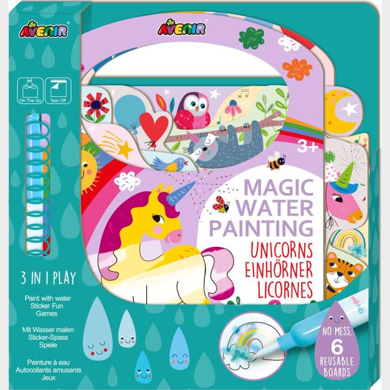 Magisk Malebog Enhj�rning - Avenir - Bog