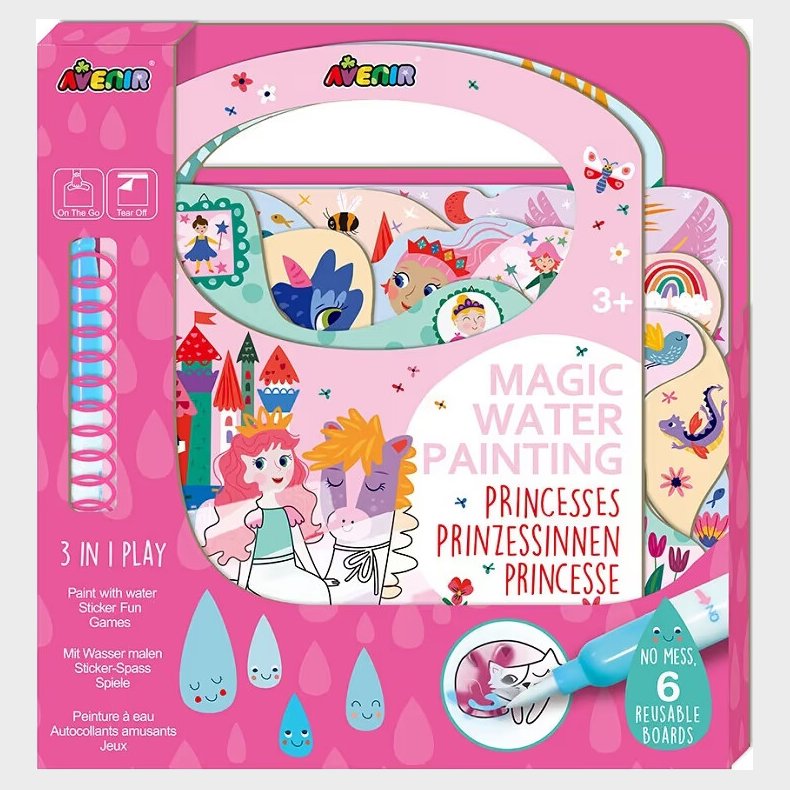 Magisk Malebog - Prinsesser - Avenir - Bog