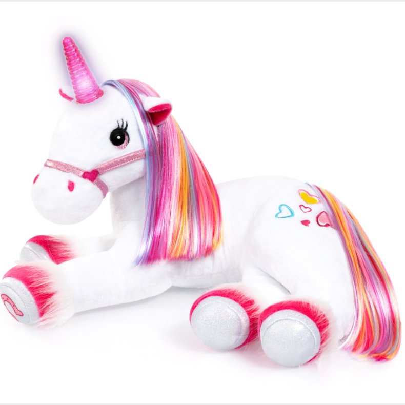 Magisk Unicorn / Enhjrning Bamse med lyd og lys