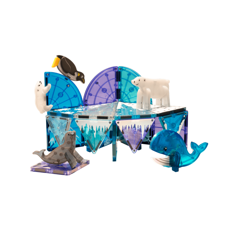 Magna-Tiles | Arktiske dyr, 25 stk