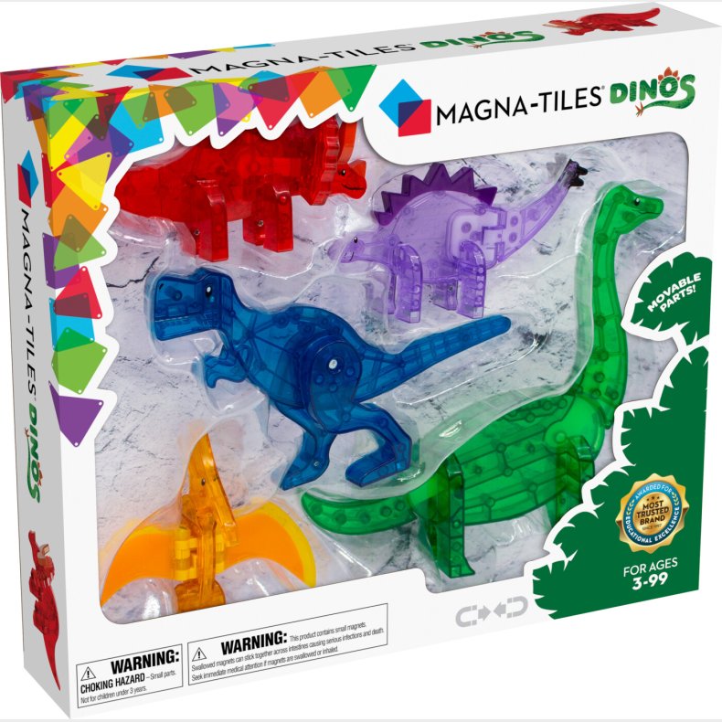 Magna-tiles - Dinosaur Magnetst - 5 Dele