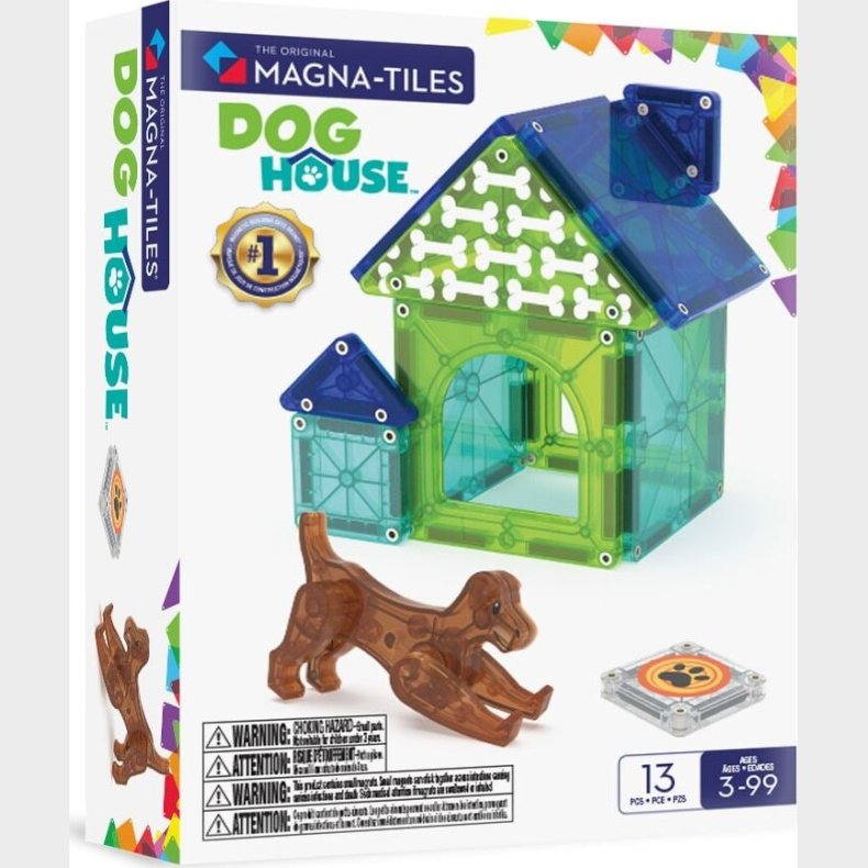 Magna-tiles - Dog House - 13 Dele