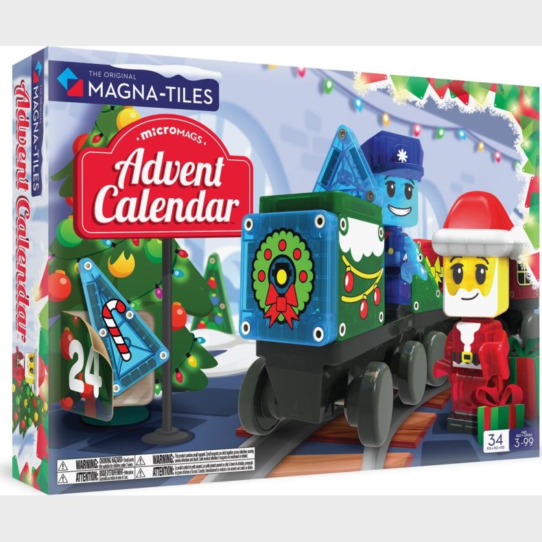 Magna-tiles, Micromags Julekalender - 34 Dele