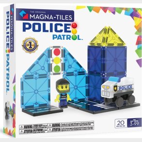Magna Tiles - Politipatrulje 20 Dele