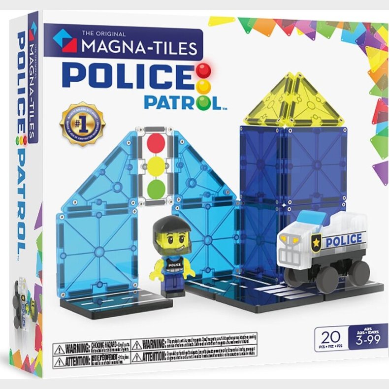 Magna-tiles Politipatrulje - 20 Dele