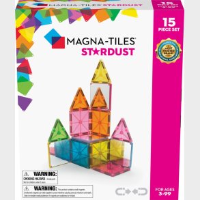 Magna-tiles - Stardust Magnetst - 15 Dele