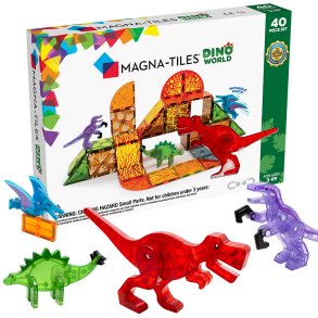Magna-Tiles | Dino World, 40 stk