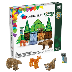 Magna-Tiles | Livet i skoven, 25 stk