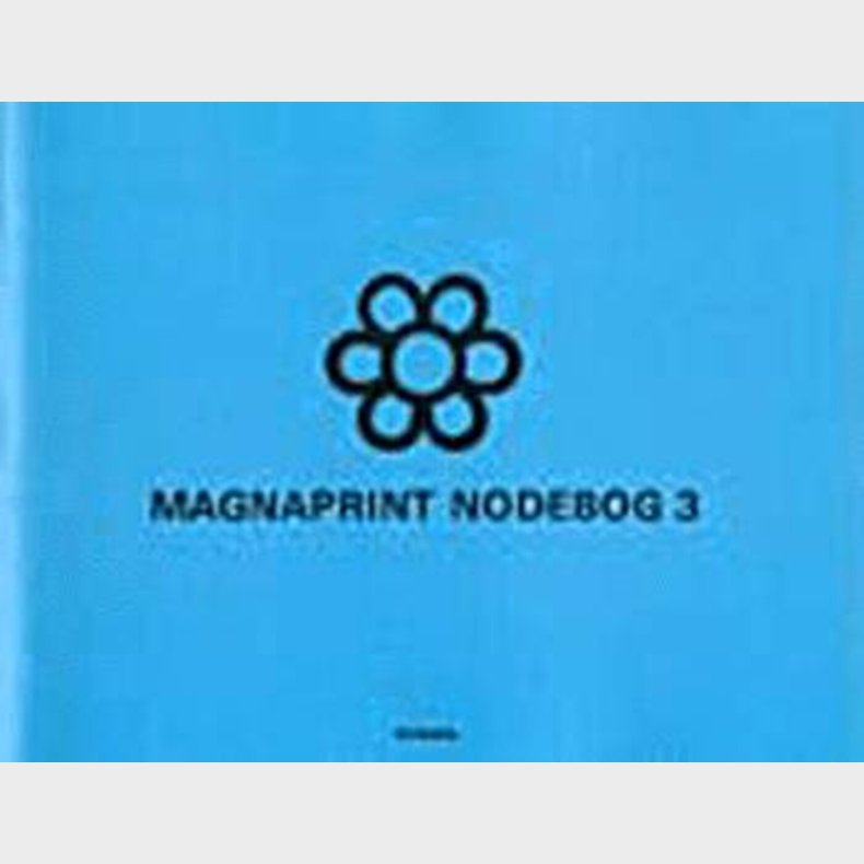 Magnaprint Nodebog 3 (bl�) - Bog