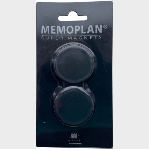 Magnet 35 Mm - Sort 2 Stk / Blister