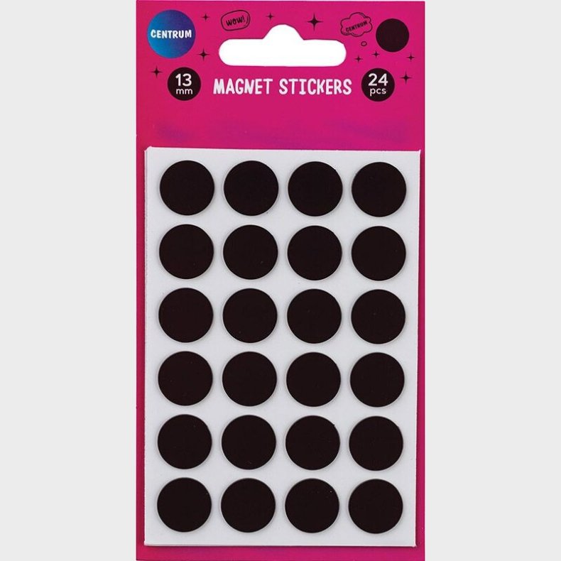 Magneter - Selvklbende 13 Mm - 48 Stk