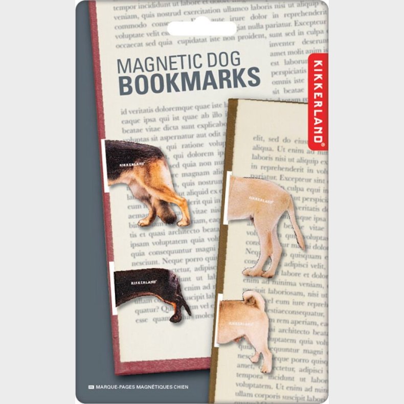 Kikkerland - Magnetisk Bogm�rke - Hund