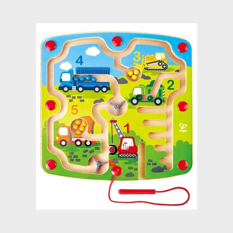 Hape | Magnetisk labyrint - Byggepladsen