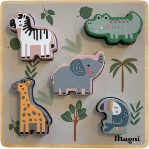 Magni - Montessori Dyre Puslespil