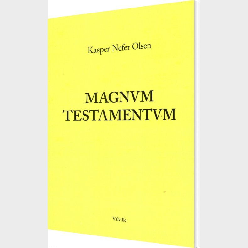 Magnvm Testamentvm - Kasper Nefer Olsen - Bog
