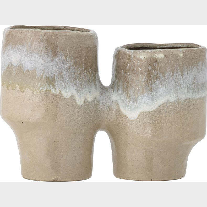 Bloomingville - Maiak Urtepotteskjuler - Brun - Stentj Keramik