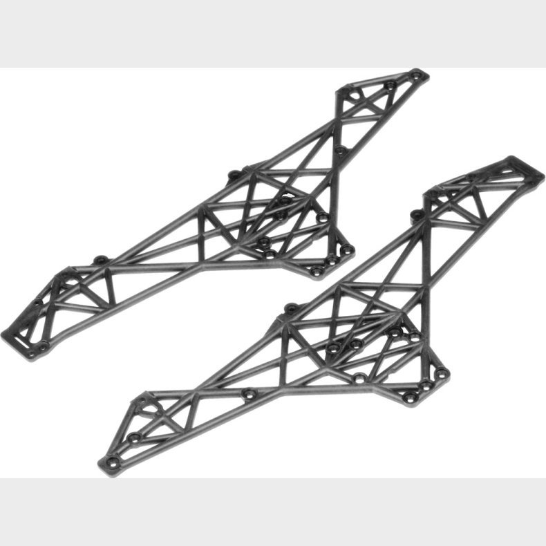 Main Chassis Set (grey) - Hp160778 - Hpi Racing