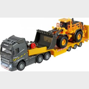 Majorette Grand Series - Volvo Fh-16 Lastbil Med L350h Hjullaster