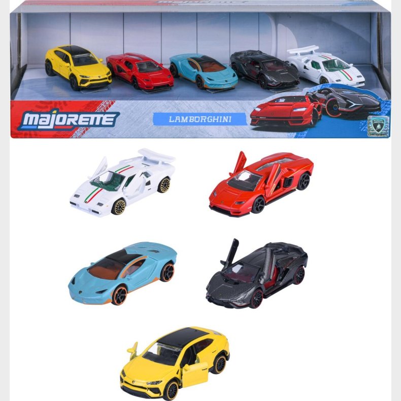 Majorette - Lamborghini 5 Stk Gave�ske