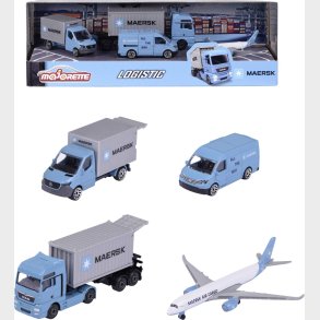Majorette - Maersk Logistic K�ret�jer Gave�ske - 4 Stk