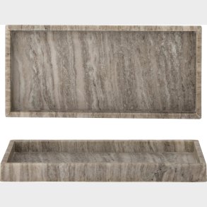 Bloomingville - Majsa Serveringsbakke - Brun - Marmor