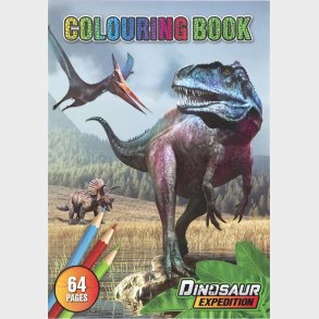 Malebog A4 64 Sider Dinosaurus - Bog