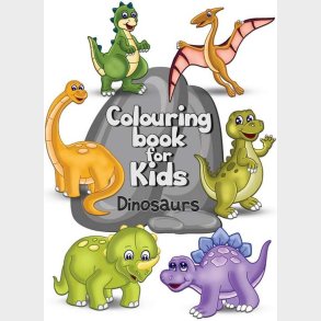 Malebog A4 Kids Dinosaurs 16 Sider - Bog