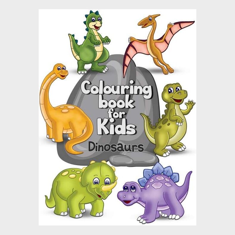 Malebog A4 Kids Dinosaurs 16 Sider - Bog