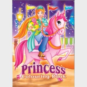 Malebog A4 Princess & Horse 16 Sider - Bog