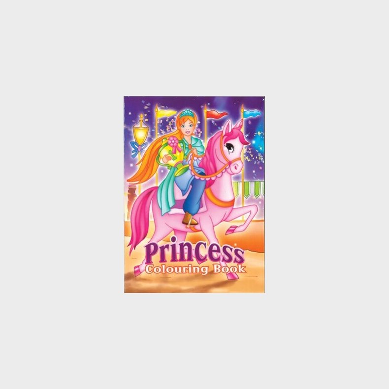 Malebog A4 Princess & Horse 16 Sider - Bog