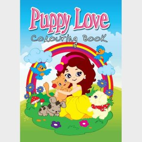 Malebog A4 Puppy Love 16 Sider - Bog