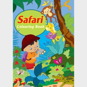 Malebog A4 Safari 16 Sider - Bog